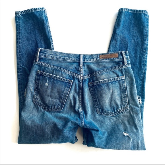 GRLFRND HIGH RISE DESTROYED JEANS - Picture 10 of 13